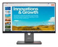Lenovo ThinkVision P24QD-40 - Moniteur QHD de 23,8" - IPS - 120Hz - USB-C - Ethernet - Noir