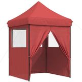 vidaXL Partytent Bordeauxrood Oxford Stof