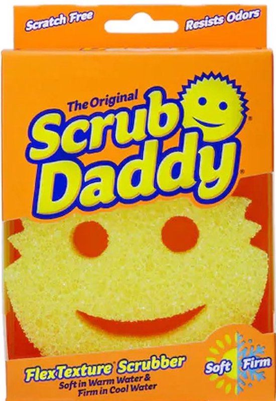 Scrub Daddy Colors - Spons - Oranje - Krasvrij Schoonmaken