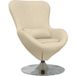 Maison Exclusive Fauteuil Œuf Crème 63 X 73 X 90 Cm Tissu