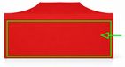 Icecat Paroi latérale pour tonnelle pliante 6m ALU Standard et Premium (tonnelles 3x6m) Rouge