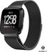 Strap-it Fitbit Versa / Versa 2 Milanese band - zwart - Maat: S