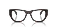 Prada Pr A18v Lunettes de vue femme havane géométrique 50mm