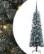 vidaXL Sapin de Noël artificiel avec 150 LED Vert 120 cm PVC et Plastique et Acier