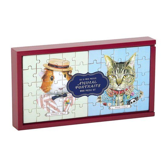 Galison Berkley Bestiary Wood Puzzle Set