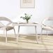Tabletop White 100x50x2.5 cm Solid Pine Wood