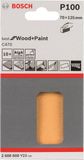 Bosch 2608608y19 Pack 10 schijven schuurmiddel C470 70 x 125 mm 100 beige