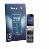 Savvies 3 Stuks Screenprotector - Geschikt voor Sweetlink F1PLUS - Beschermfolie Glas Transparant