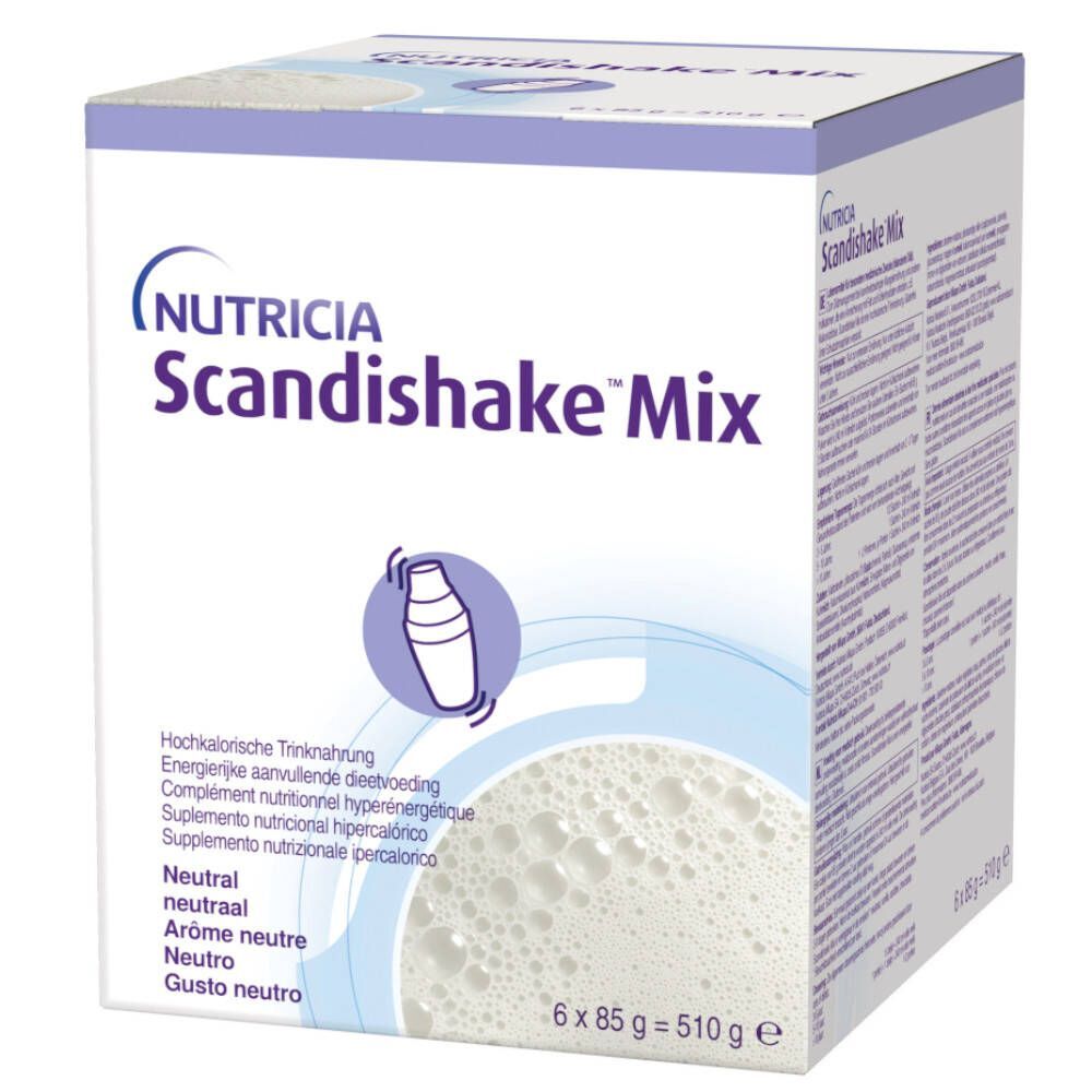 Nutricia Scandishake Mix Neutraal 6x85 g