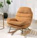 MODENUIT Fauteuil 80 x 103 x 91 cm - Rocking chair with armrests - Fabric - Yellow