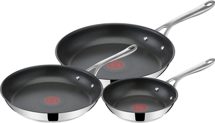 Tefal E304S3 Jamie Oliver Cook's Direct 3-delige pannenset 20/24/28 cm - inductie