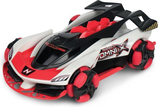 Nikko RC Nano Omni X - Mini Offroad RC Car - 6 km/h - 360° Spin - Red