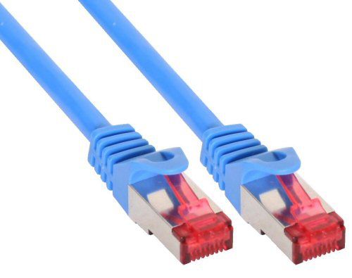 Inline S-STP/PiMF Cat.6 Netwerkkabel - 30m - Blauw