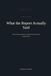 What Independently Published What the Report Actually Said: Thirty Famous Mysteries, and the Documents That Explain Them: 1 Paperback
