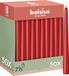 Bolsius - Gladde Dinerkaarsen - 50 stuks - Rood - 24,5 cm