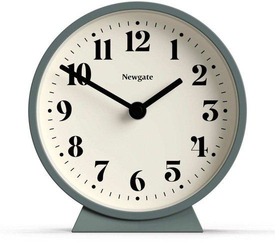 Newgate Theatre Tafelklok Groen 16cm