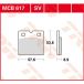 TRW plaquettes de frein "mcb 617" plaquettes de frein organ. mcb 617