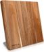 Bloc en bois avec aimant - 277 x 275 cm - Organisateur en bois pour accessoires de cuisine - Marron - Fabriqué en bois d'acacia.