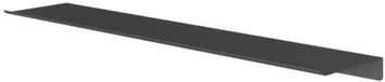 Hotbath &More Planchet 60 cm inclusief bevestigings rails Geborsteld zwart PVD