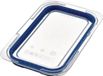 Araven couvercle hermétique pour boîte alimentaire ABS bleu GN1/4