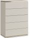 Vicco Linette Dressoir – 76 x 109.1 cm met 5 laden Kasjmier
