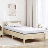vidaXL - Memory Foam Mattress Topper - 120 x 200 cm - Thick - Soft - White