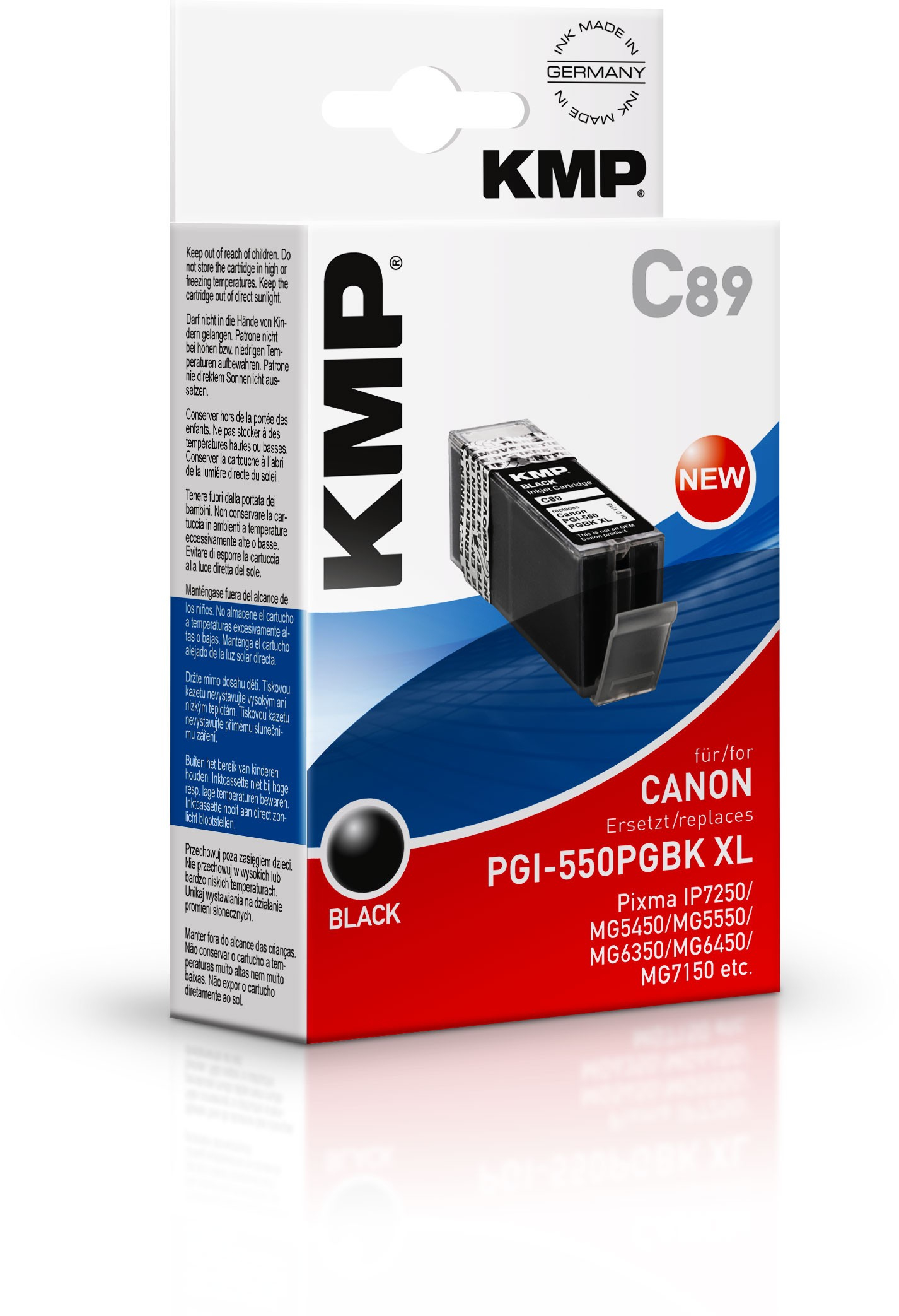 KMP C89 single pack / zwart