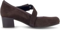 Gabor art. 3013.01.003 pump bruin nubuck H leest dames maat 7 / 40.5