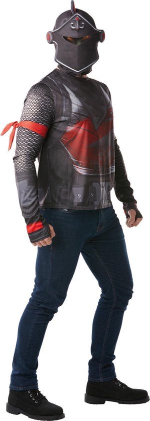 Rubie's Adult Black Knight Fortnite Verkleedpak - L