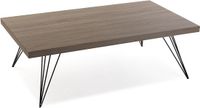 Versa Texas Salontafel 70 x 38 x 120 cm Hout Bruin