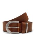 Tom Tailor TTSANDRA leren riem met ronde gesp - Maat 100 - light brown uni