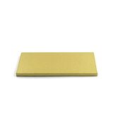 Decora 0931709 Rechthoekige taartplaat goud cm 30 x 40 x 1,2 H