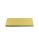 Decora 0931709 Rechthoekige taartplaat goud cm 30 x 40 x 1,2 H