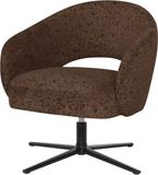 WOOOD Pico Draaifauteuil - Bruin