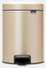 Brabantia NewIcon Prullenbak - 5 liter - Champagne