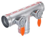 OEM T-vormige handmatige volumeregelaar, 3 inch, verzinkt staal