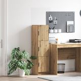 vidaXL Highboard Artisan Eiken 31.5 x 32 x 122.5 cm