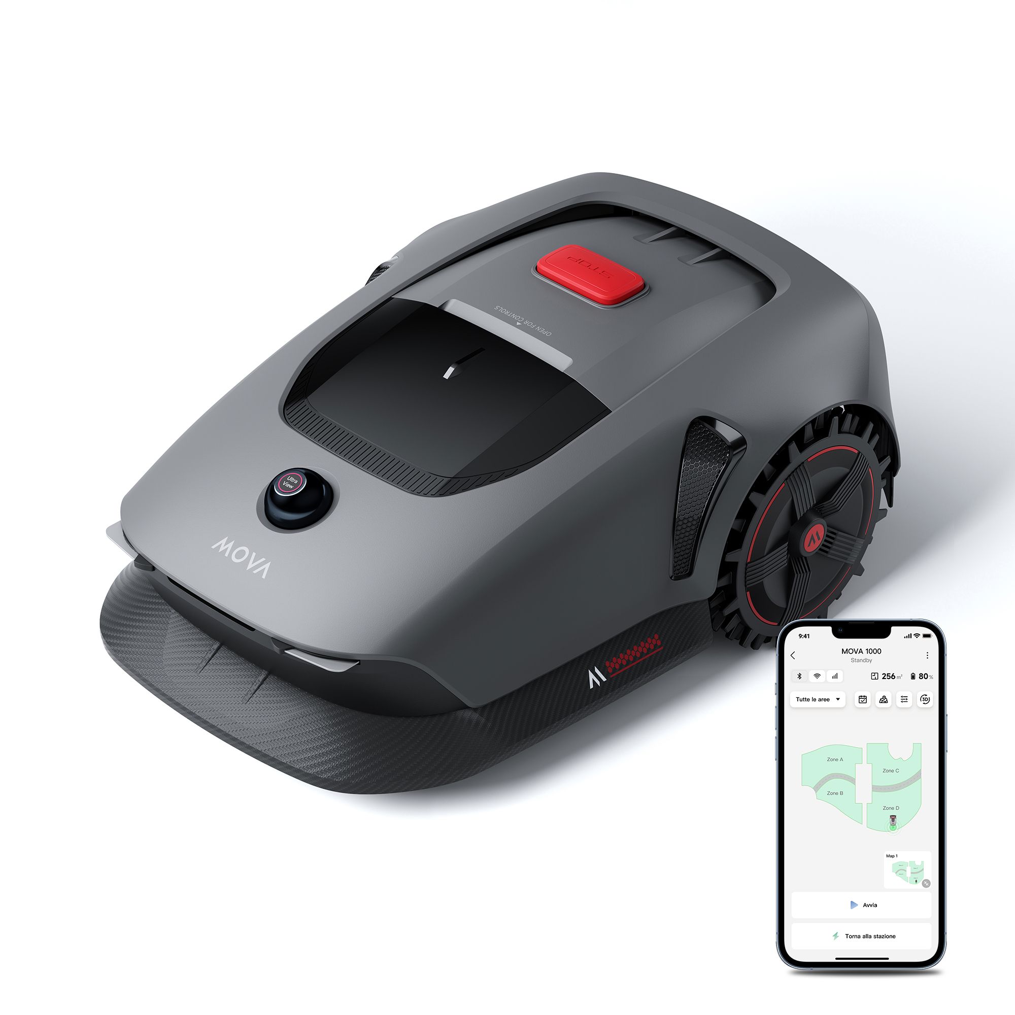 MOVA 1000 Robotmaaier - 1000 m² - Huisdier en Obstakel Detectie