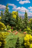 Faller - Fallow deer. red deer - FA155905 - Model Railway Scale N