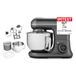 MEDION LIFE Robot multifonction 3-en-1 avec accessoire hachoir à viande et accessoire blender, Titane, 1200 W