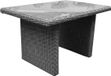 premium collection Ibiza premium lounge-diningtafel 120x80x70 cm antraciet