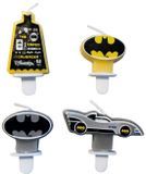 Batman Riethmüller Europe GmbH Batman City taartkaarsenset, 4 stuks