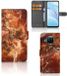 Xiaomi Mi 10T Lite Étui Livre Marbre Marron