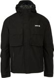 AGU City Cruiser - Regenjas - Unisex - Waterdicht en Ademend - Poray 13K - Gerecycled Polyester - Fietsspecifieke Pasvorm - Zwart - XS