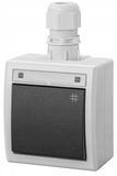 AQUANT boîte d'encastrement, connexion en croix, IP65, gris, 5006-65