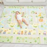 Gewatteerde Superbe Bebe Opvouwbare Gewatteerde Speel- en Sportmat – 150×180×1 cm, Waterdicht, Antislip, Omkeerbaar