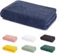 Lavea® Serviette de bain 80x200 cm 100% Coton Souple et Absorbant – Idéal comme grande serviette de bain, serviette de sauna ou serviette de plage pour douche, spa ou gym – Bleu marine
