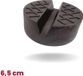 Blocs en caoutchouc pour cric (6,5 cm)