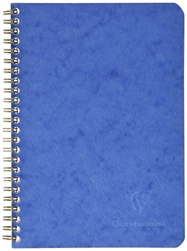 Clairefontaine Quaderno Age Bag medium ruled notebook. Blue