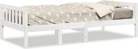 vidaXL Kinderbed - massief grenenhout - wit - 90x190 cm